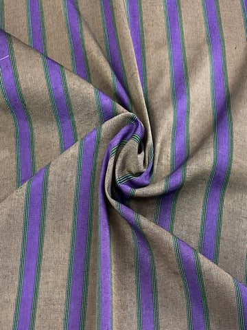 Striped Multicolor 19" wide Woven fabric