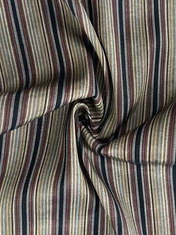 Multicolor striped Turkish kutnu fabric