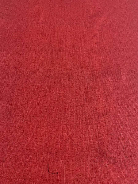 Red kutnu fabric. 19.5" wide.