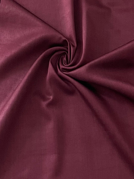 Bordeaux Woven Turkish Kutnu fabric. Handmade silk& cotton fabric. 20" wide.