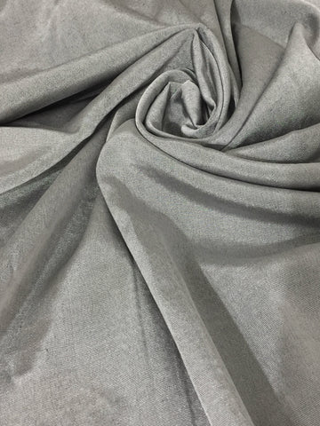 Silver Kutnu fabric. Silk & Cotton fabric.44” wide