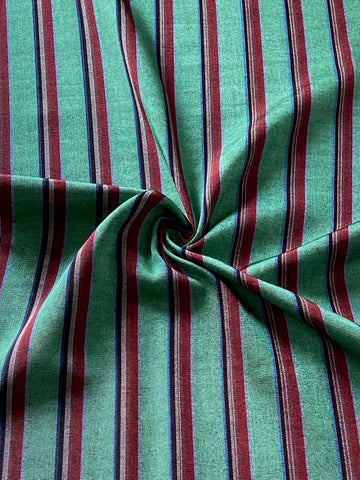 Striped Turkish Kutnu fabric. Silk and cotton woven fabric. 20" wide.