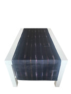 Tie-dye woven "Kutnu" fabric table runner. Size: 16.5” x 62”