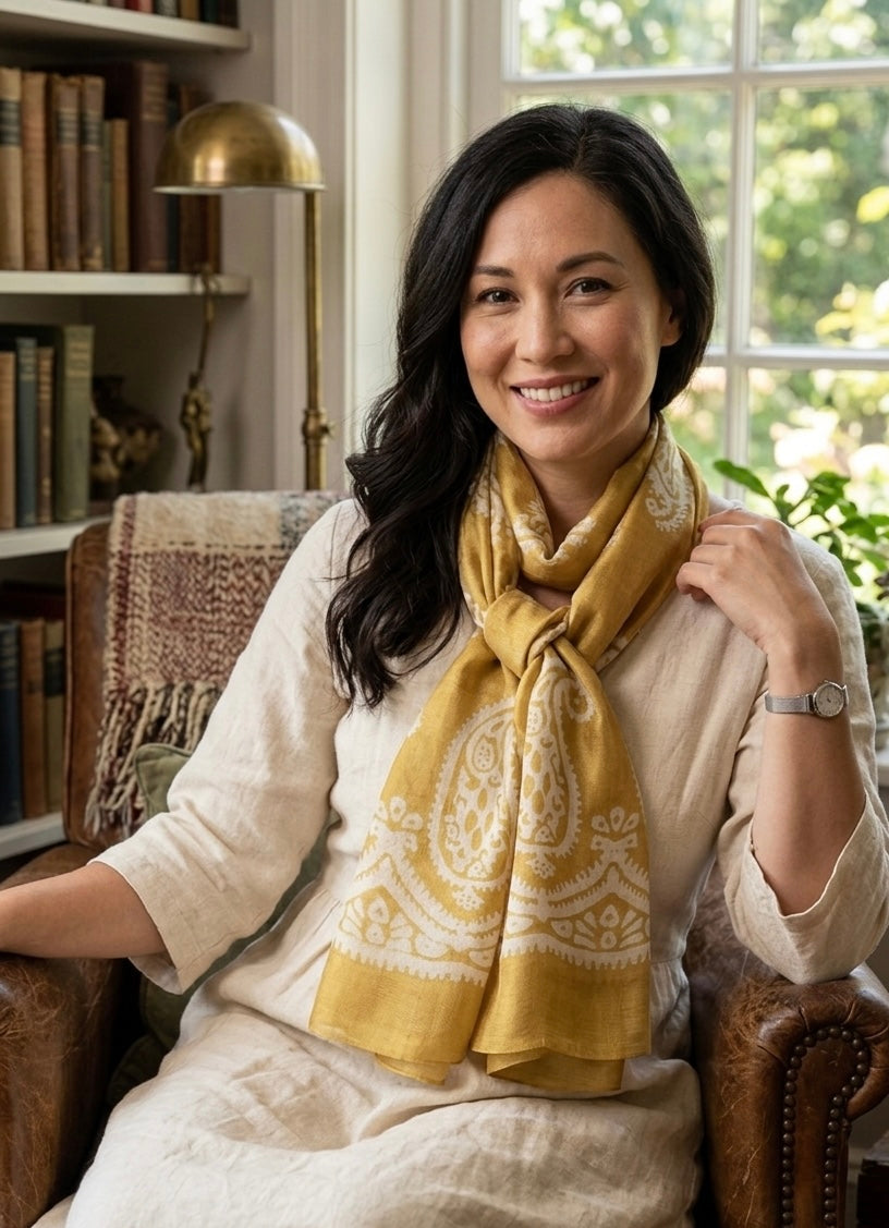 Kelaghayi Silk scarf-S4
