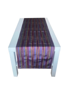 Multicolor shiny table runner. 15.5” x 72”