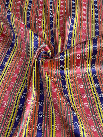 Mecidiye Pattern Sateen Kutnu Fabric