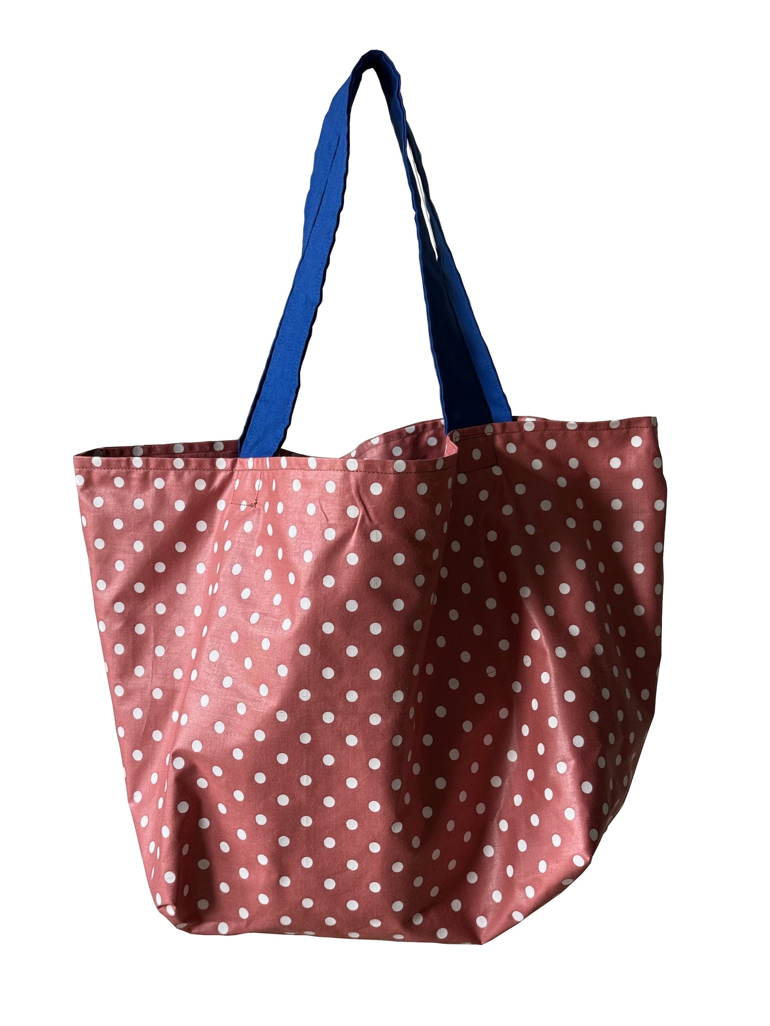 Polka Dot Cotton Tote Bag