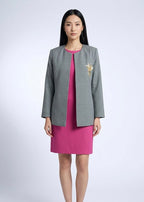 The Vianelle Collection — Silver Kutnu Jacket