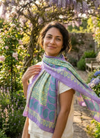 Kelaghayi Silk scarf-R2
