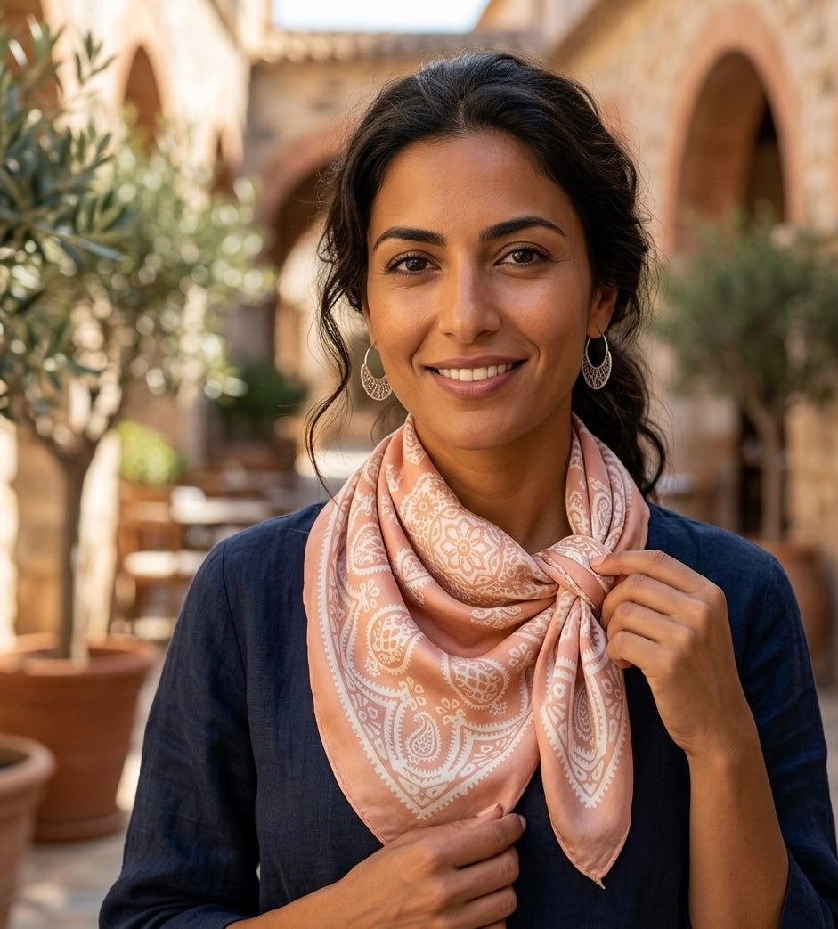 Kelaghayi Silk scarf-S5