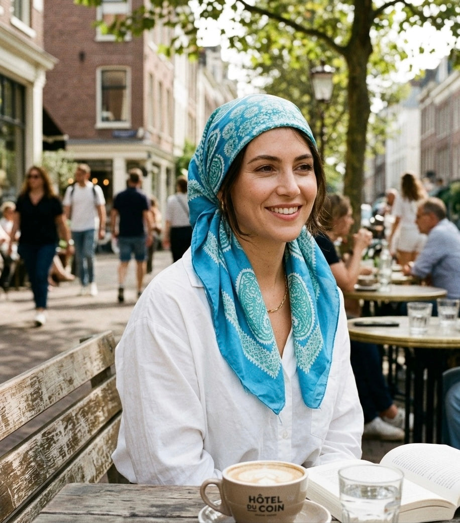 Kelaghayi Silk scarf-S1