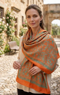 Kelaghayi Silk scarf-R8