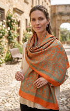Kelaghayi Silk scarf-R8