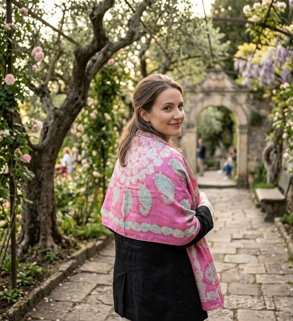 Kelaghayi Silk scarf-S8