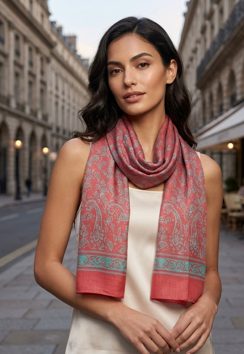 Kelaghayi Silk scarf-R14