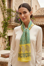 Kelaghayi Silk scarf-R15