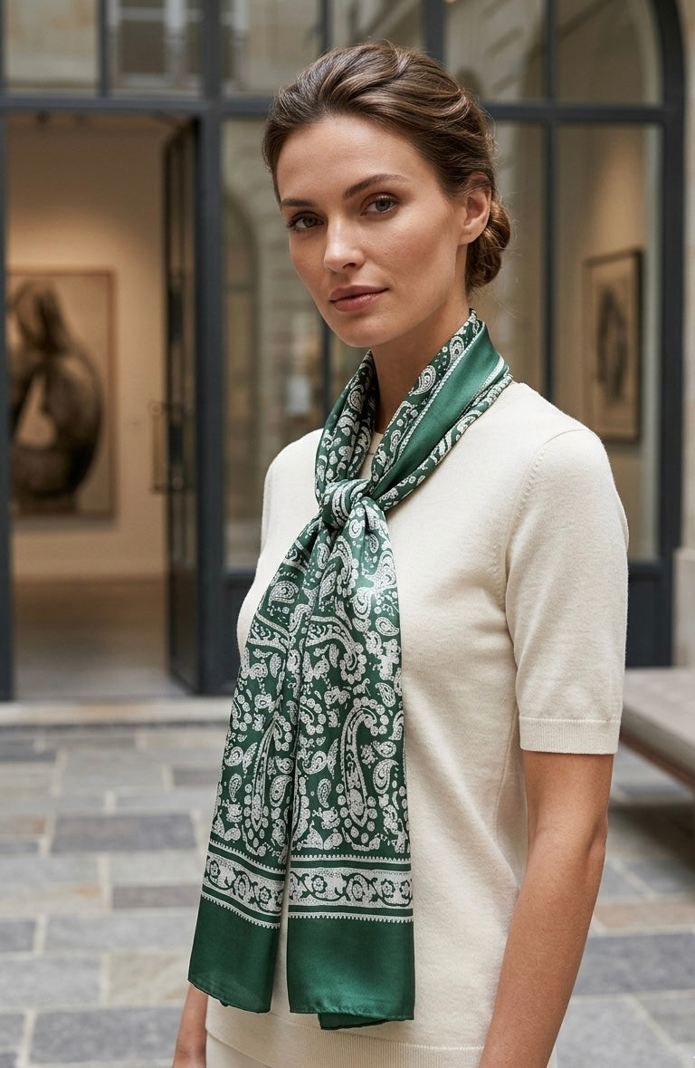 Kelaghayi Silk scarf-R16