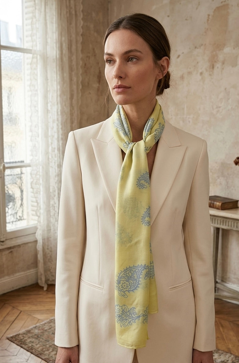 Kelaghayi Silk scarf-R23
