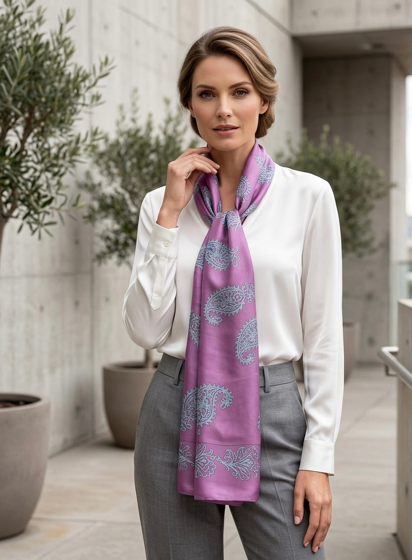 Kelaghayi Silk scarf-R25