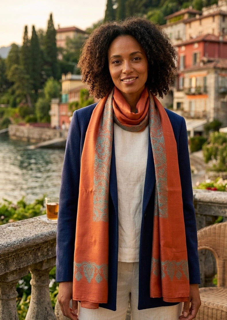 Kelaghayi Silk scarf-R40
