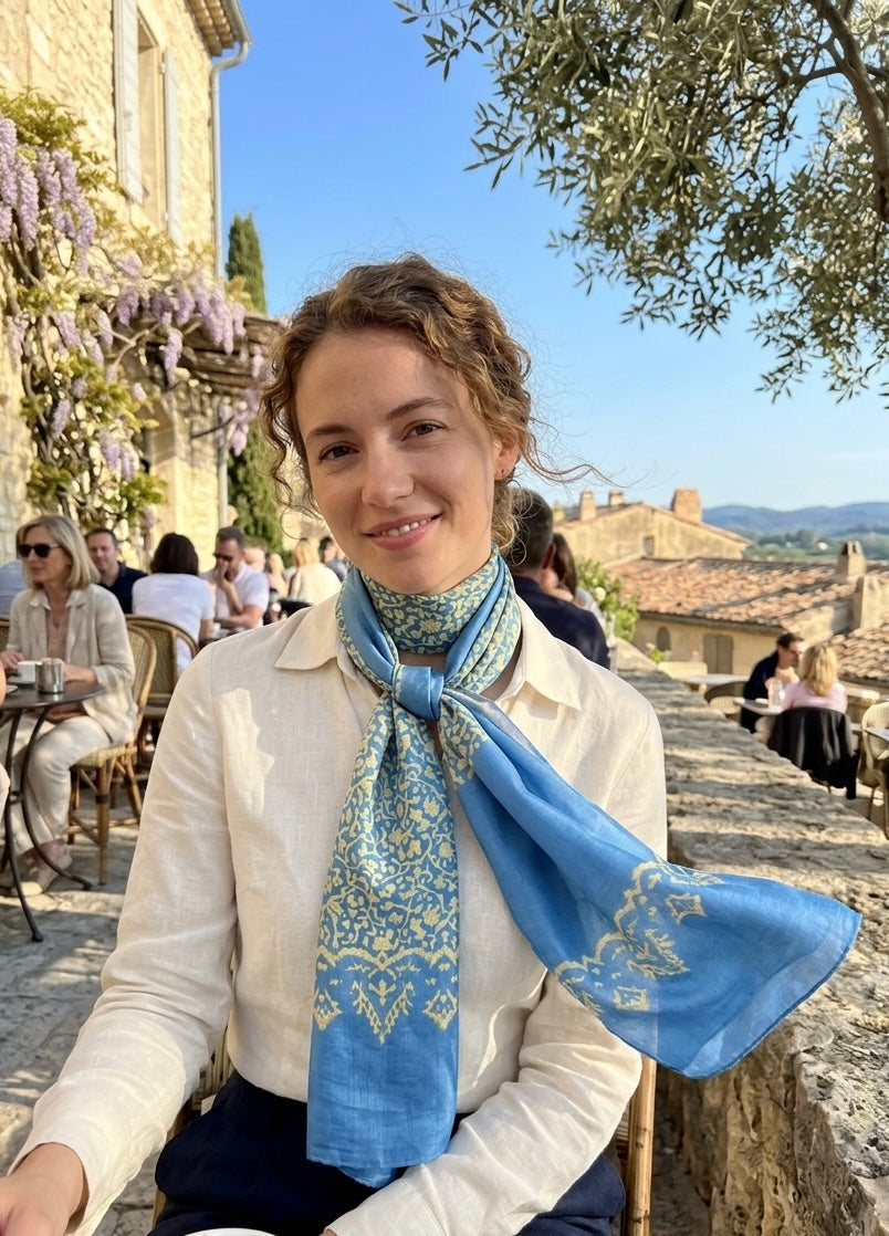 Kelaghayi Silk scarf-R43