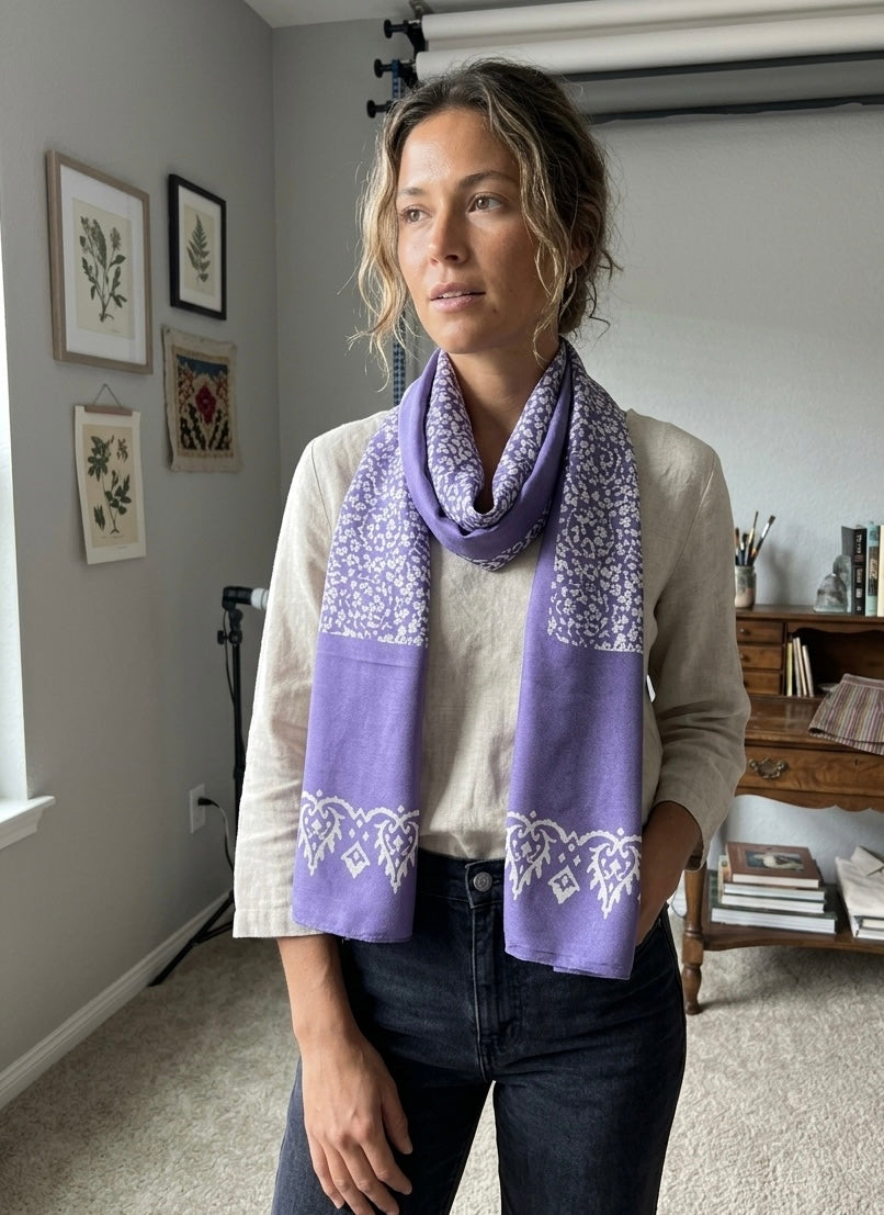Kelaghayi Silk scarf-R45