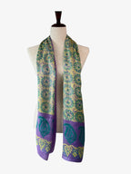 Kelaghayi Silk scarf-R2