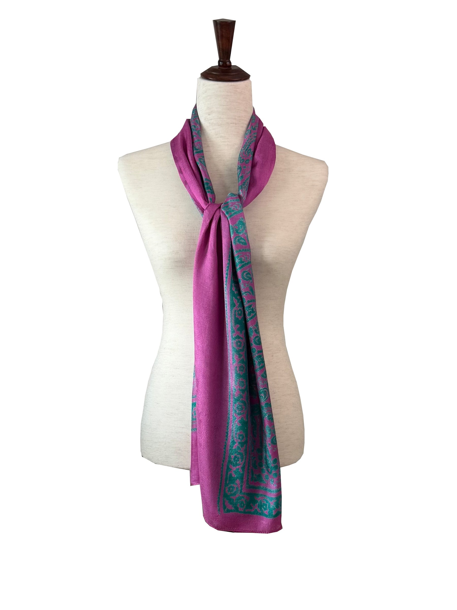 Kelaghayi Silk scarf-R4