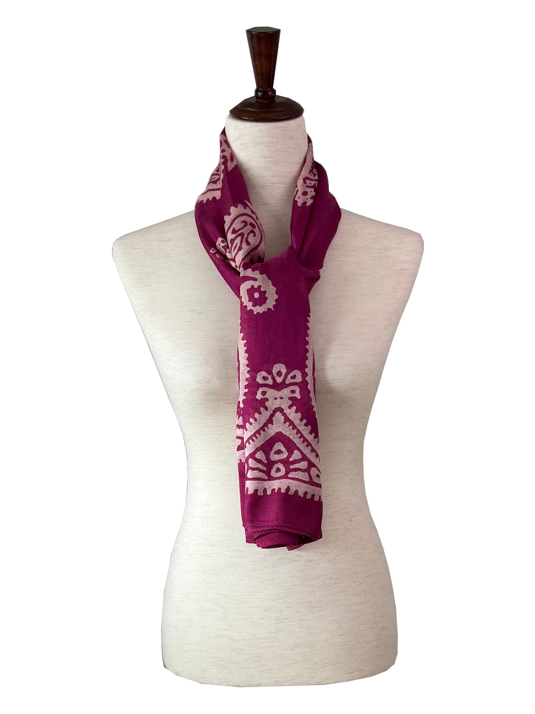 Kelaghayi Silk scarf-S6