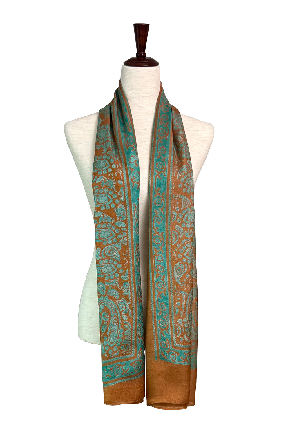 Kelaghayi Silk scarf-R12