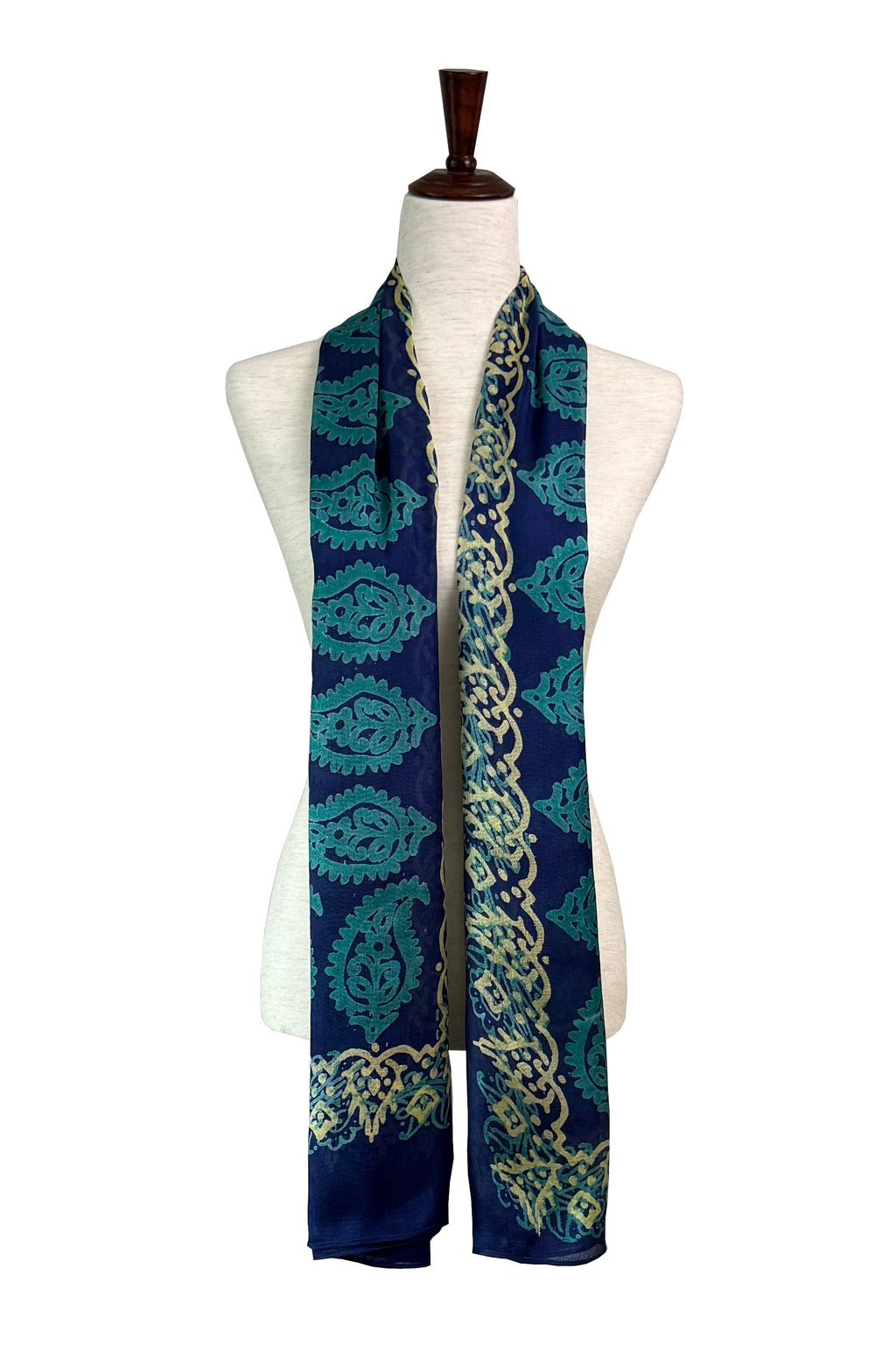 Kelaghayi Silk scarf-R13