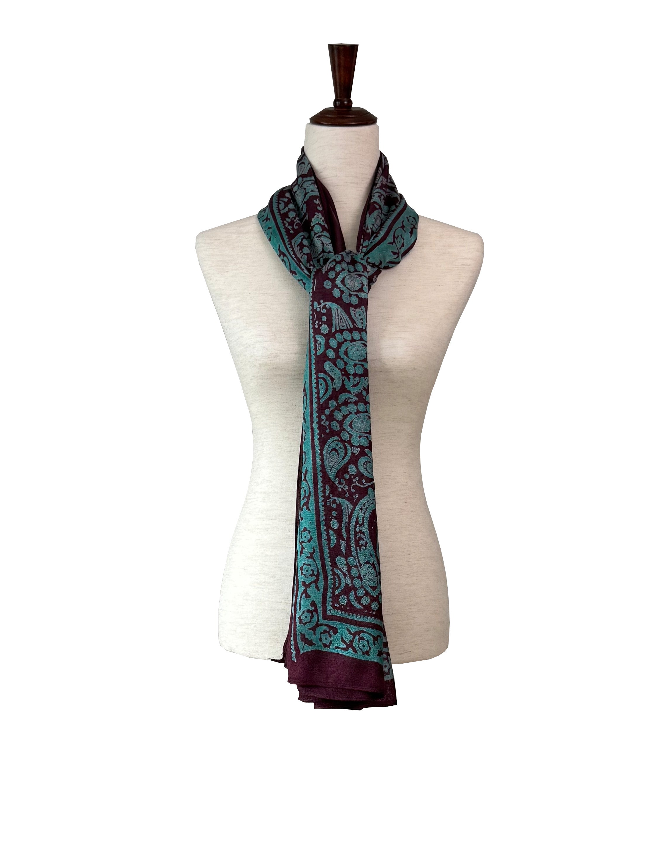 Kelaghayi Silk scarf-R34