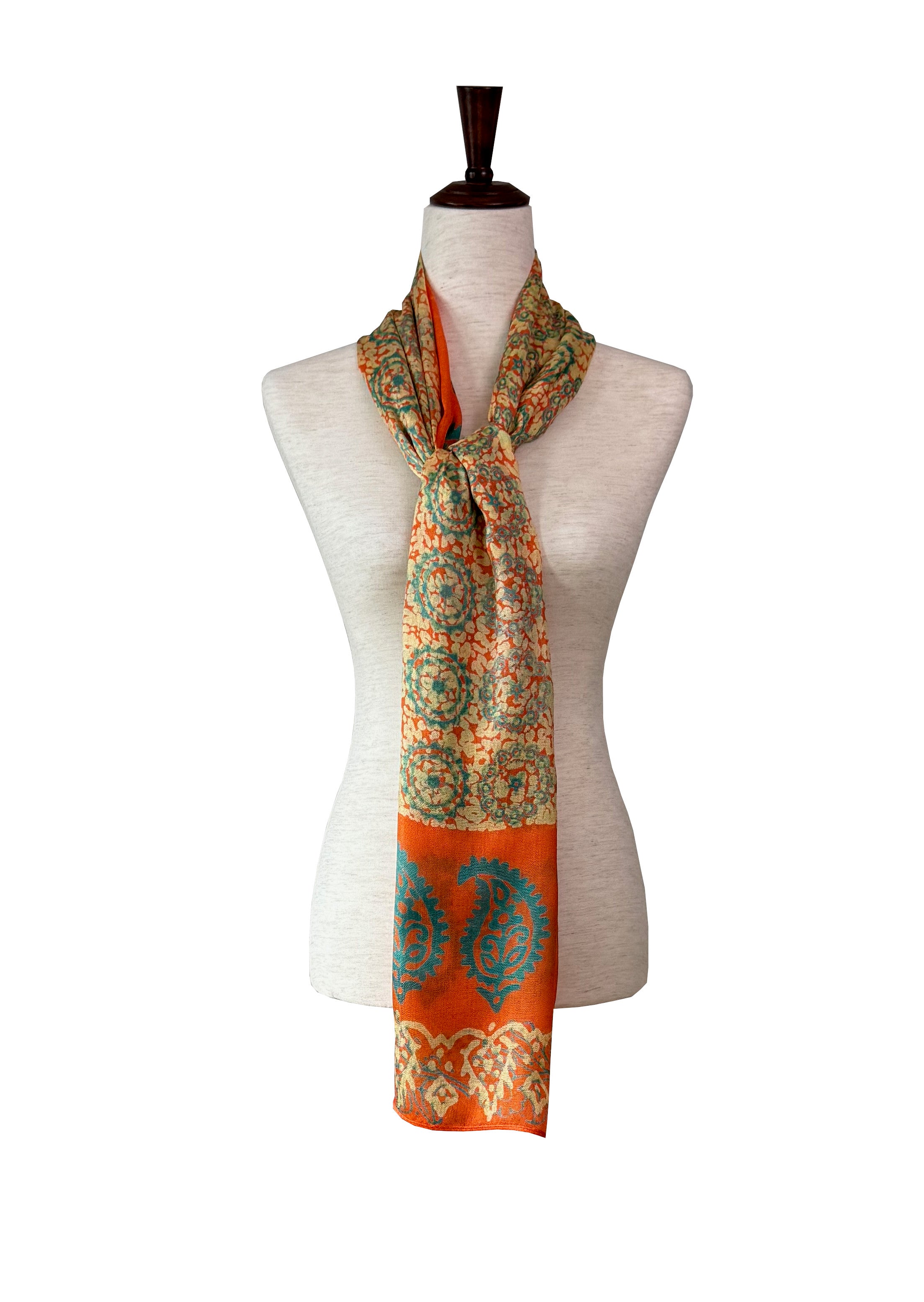 Kelaghayi Silk scarf-R49