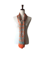 Kelaghayi Silk scarf-R8