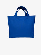 Blue Denim Tote Bag with Satin Lining