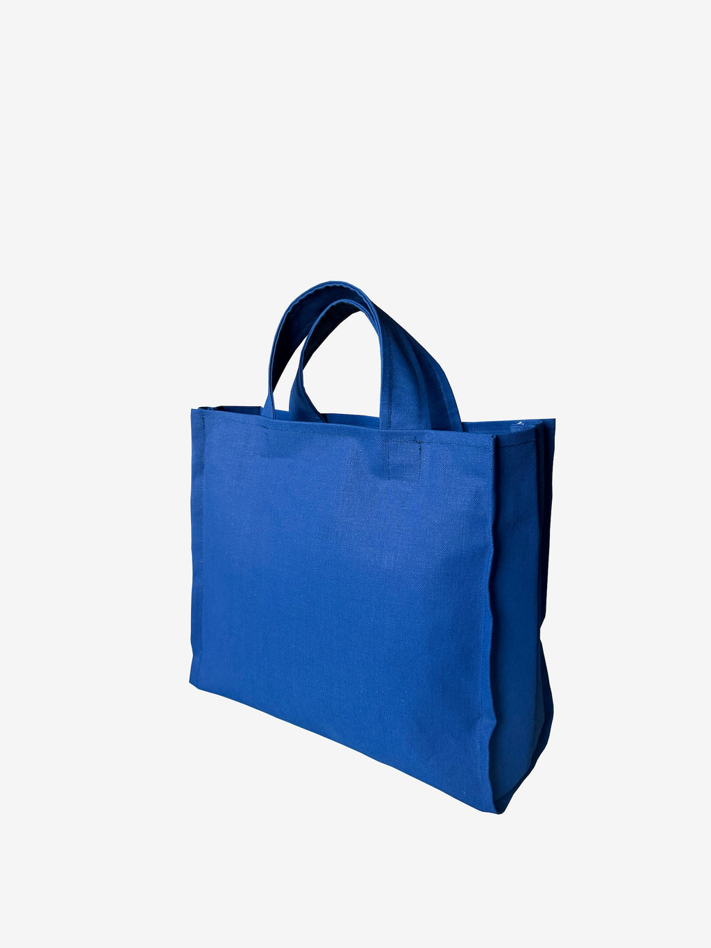 Blue Denim Tote Bag with Satin Lining