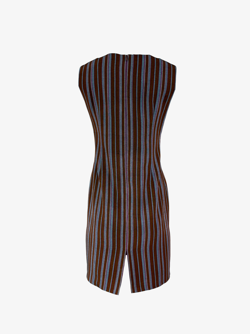 The Elaura Collection — Brown-Blue Kutnu Dress