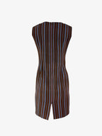 The Elaura Collection — Brown-Blue Kutnu Dress