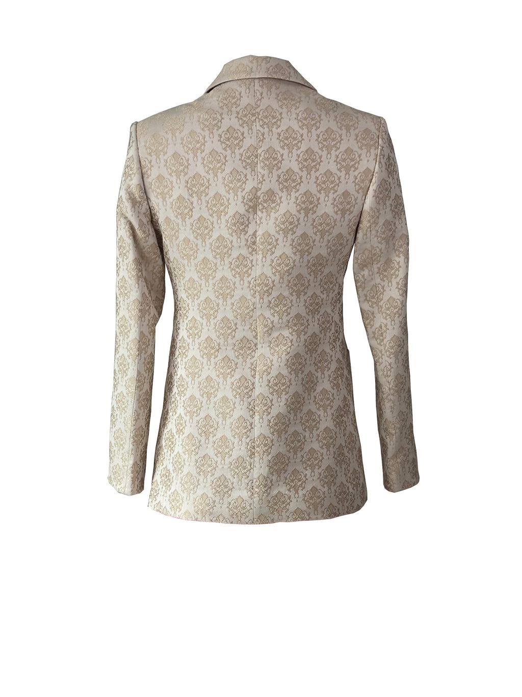 Ivory Floral Brocade Jacket