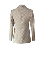 Ivory Floral Brocade Jacket