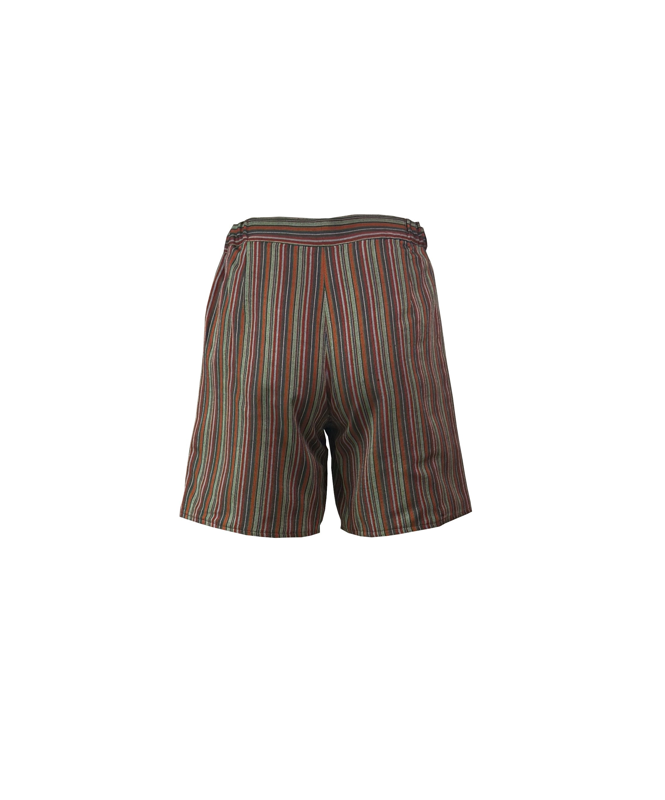 Earthy Tones Striped Kutnu Shorts