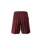 Claret Multi-Stripe Handwoven Kutnu Shorts