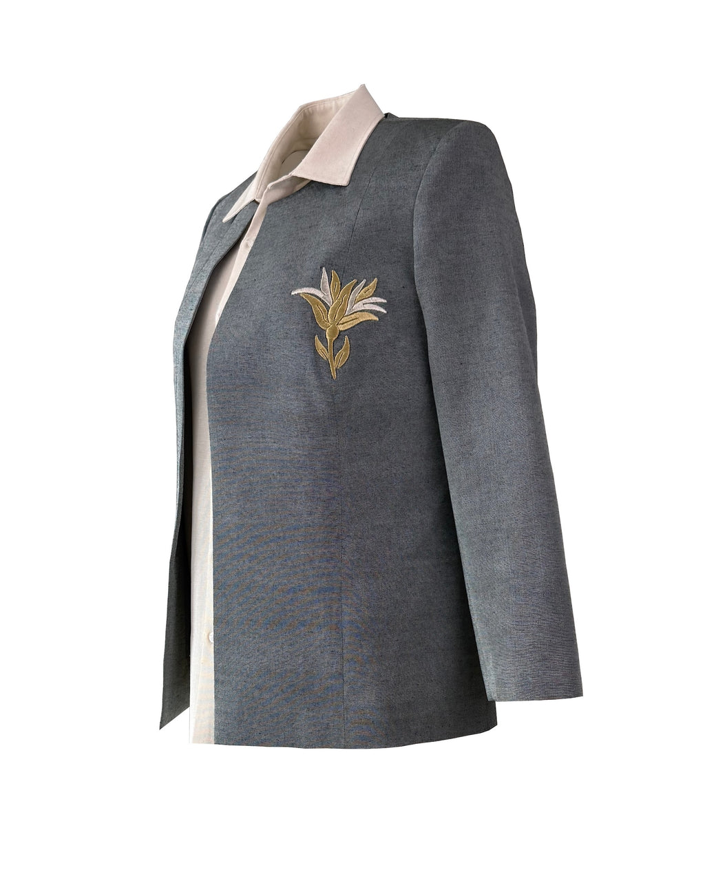 The Vianelle Collection — Silver Kutnu Jacket