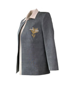 The Vianelle Collection — Silver Kutnu Jacket