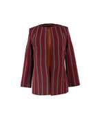 The Vianelle Collection — Multicolor red striped Jacket