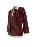 The Vianelle Collection — Multicolor red striped Jacket