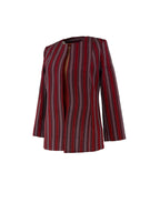The Vianelle Collection — Multicolor red striped Jacket