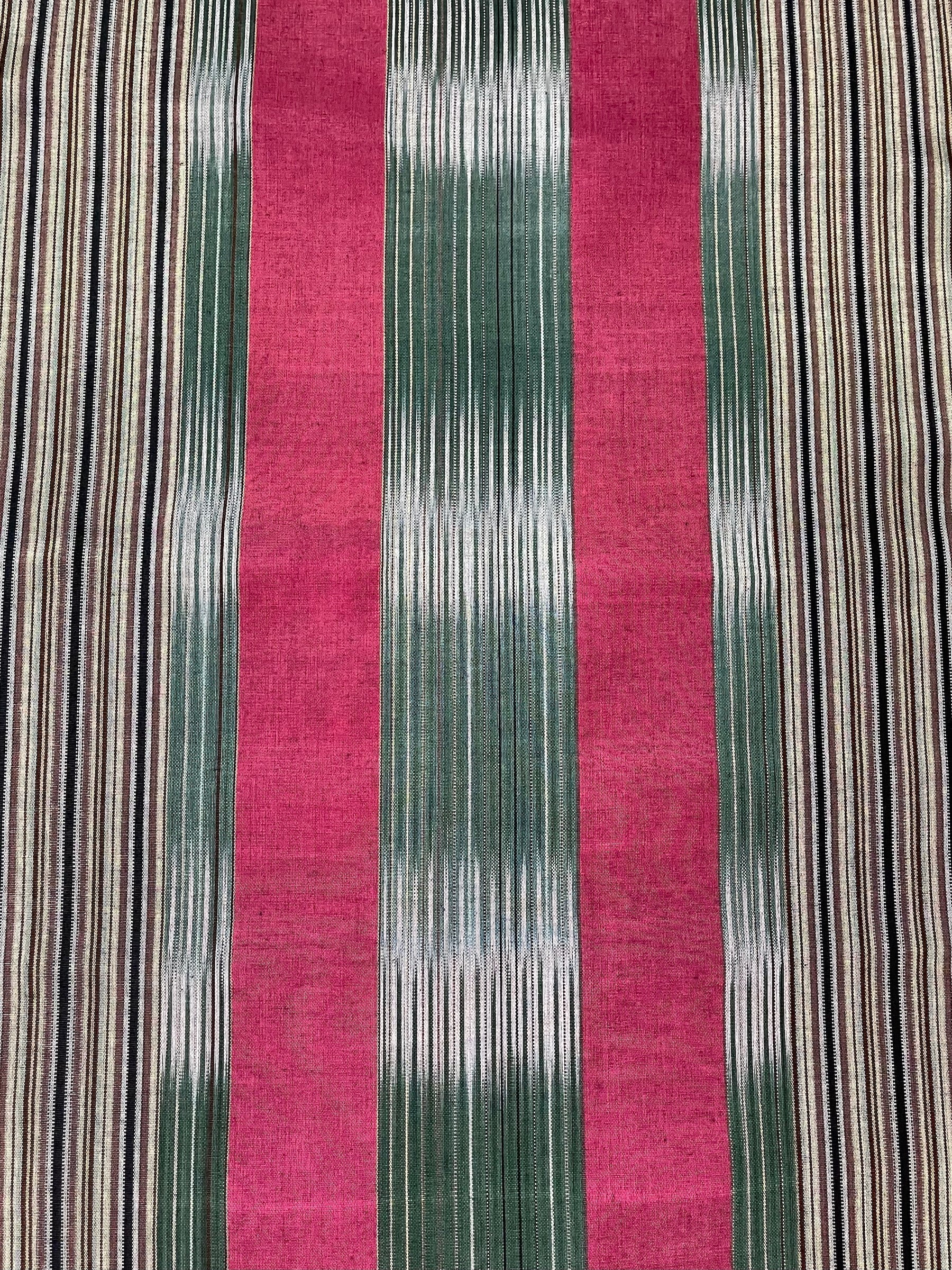 Turkish kutnu fabric. Historic kutnu fabric. Multicolor.