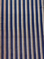Colorful striped woven kutnu fabric.