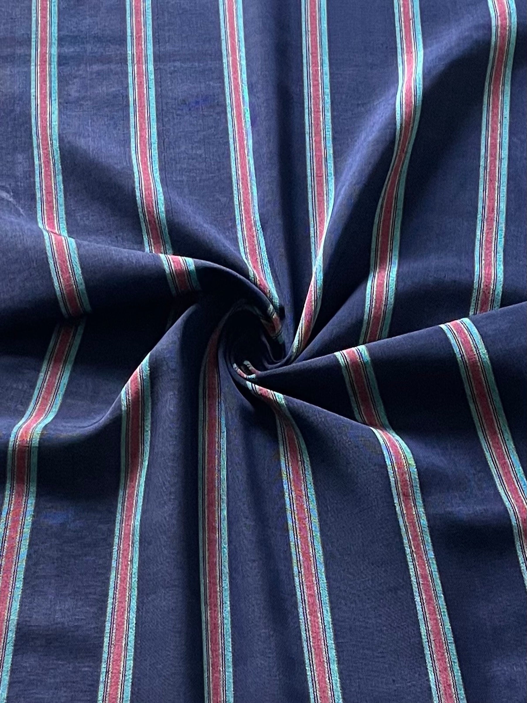 Striped Kutnu fabric by the yard.